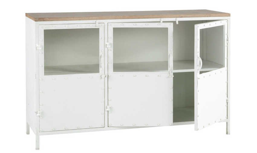 Буфет в стиле Лофт белый Industrial Rust Bleached Chest Буфет в стиле Лофт белый Industrial Rust Bleached Chest - Loft-Concept в Брянске