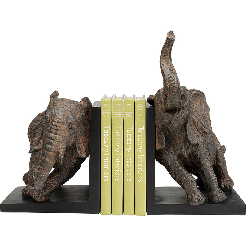 Держатель для книг Elephants Коричневый Держатель для книг Elephants Коричневый в Брянске | Loft Concept
