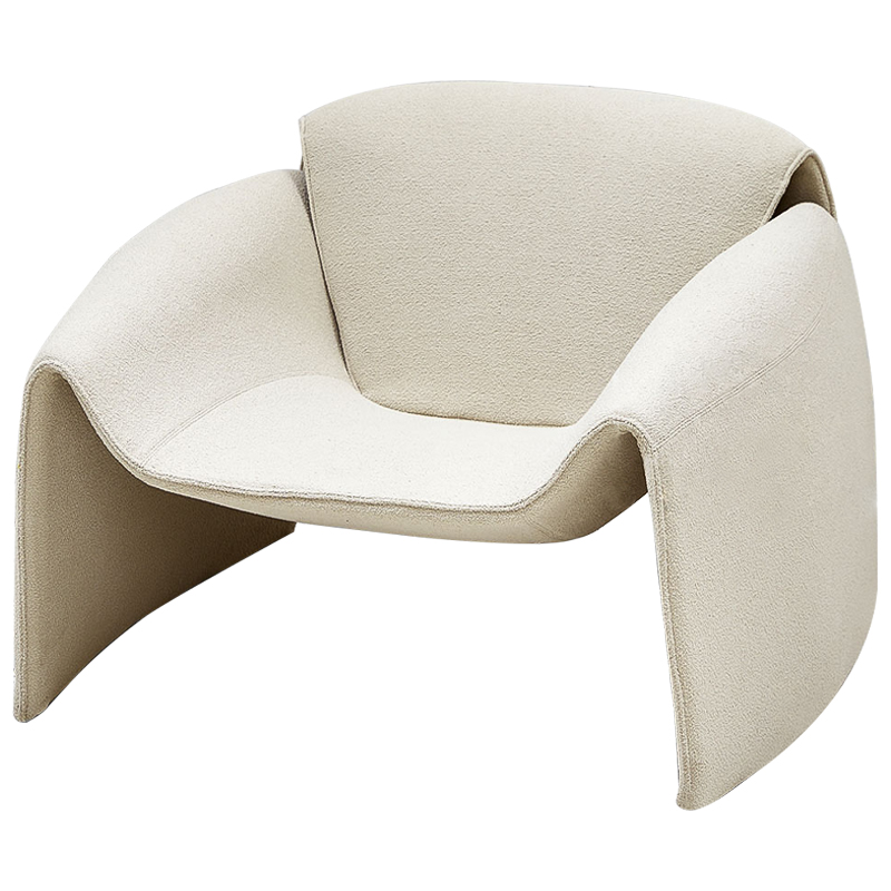 Кресло бежевое в стиле минимализм Chani Beige Armchair Бежевый Кресло бежевое в стиле минимализм Chani Beige Armchair Бежевый в Брянске | Loft Concept