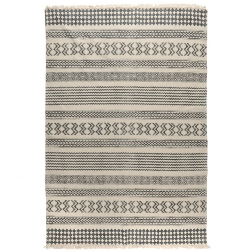 Ковер Halfani Carpet 100% хлопок Серый Синий Ковер Halfani Carpet 100% хлопок Серый Синий в Брянске | Loft Concept