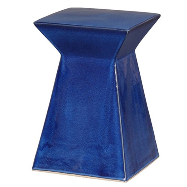 Керамический табурет Upright Garden Stool - Blue Синий Керамический табурет Upright Garden Stool - Blue Синий в Брянске | Loft Concept