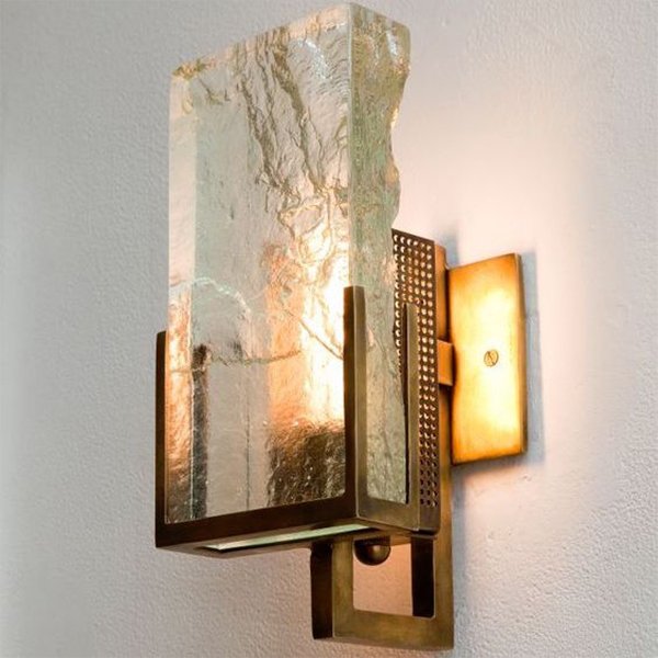 Бра Lianne Gold Glass Sconce Латунь Бра Lianne Gold Glass Sconce Латунь в Брянске | Loft Concept