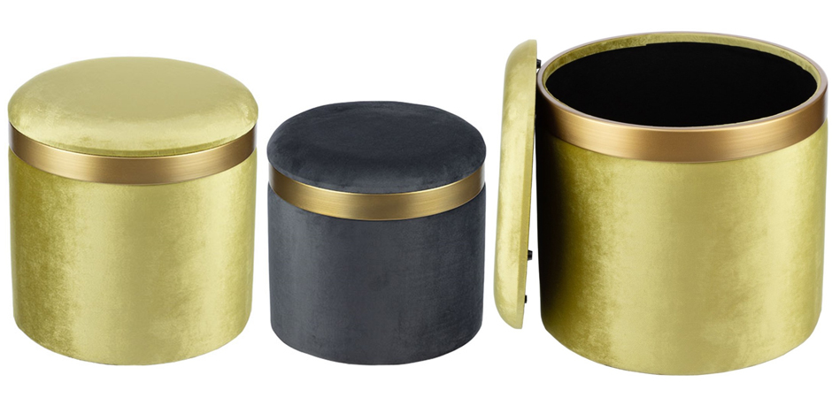 Пуф Golden Belt Pistachio фисташковый Пуф Golden Belt Pistachio фисташковый - Loft-Concept в Брянске