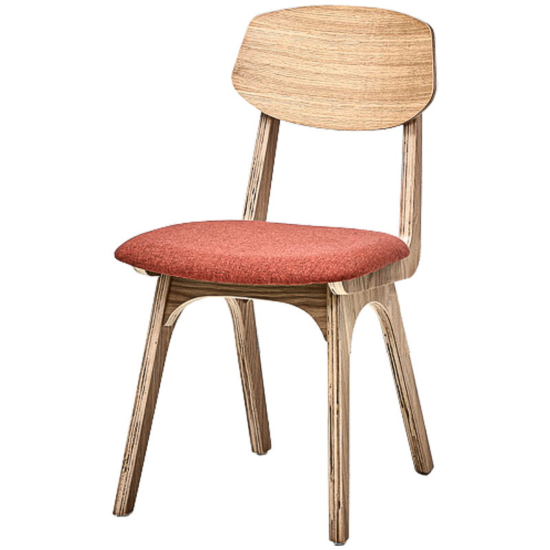 Стул Ailde Stool coral Древесина Коралловый Стул Ailde Stool coral Древесина Коралловый в Брянске | Loft Concept