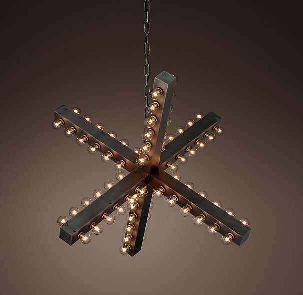Люстра Nero Chandelier 97 Черный Люстра Nero Chandelier 97 Черный в Брянске | Loft Concept