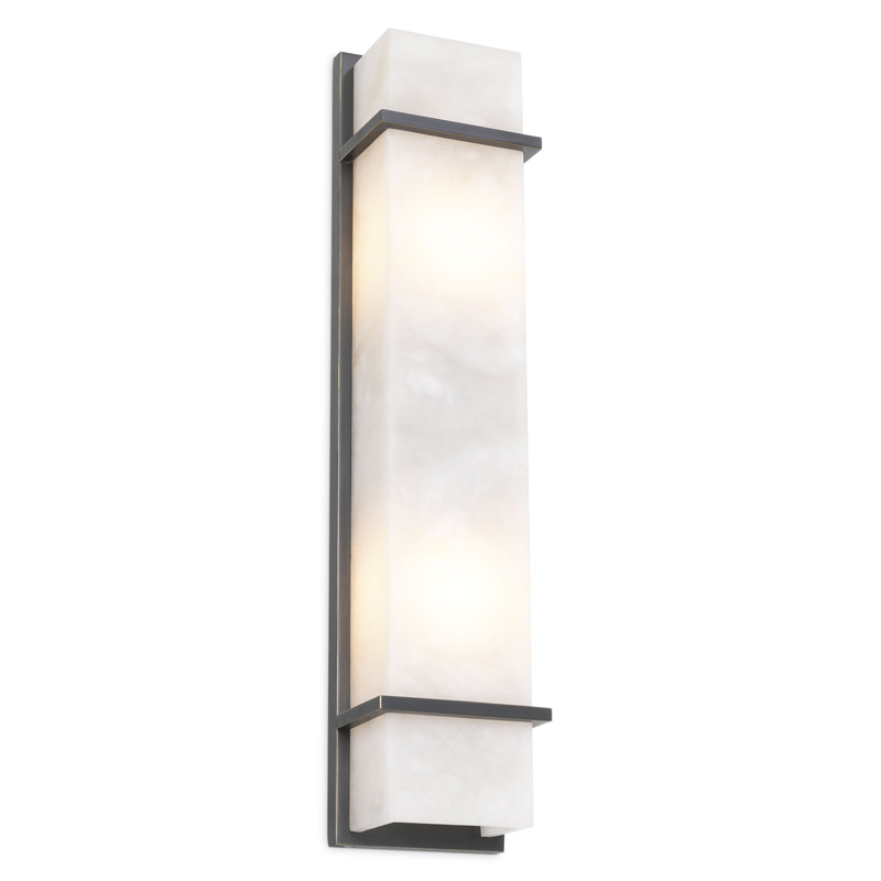 Бра Eichholtz Wall Lamp Spike L Темная бронза Белый Бра Eichholtz Wall Lamp Spike L Темная бронза Белый в Брянске | Loft Concept