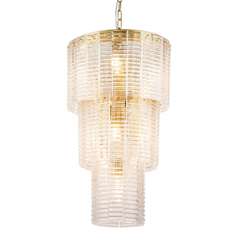 Люстра Branwen Chandelier 41 Золотой Прозрачный Люстра Branwen Chandelier 41 Золотой Прозрачный в Брянске | Loft Concept