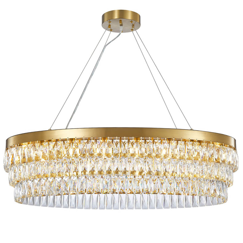 Люстра Melanie Crystal Chandelier Золотой Люстра Melanie Crystal Chandelier Золотой в Брянске | Loft Concept