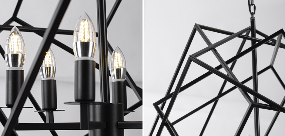 Люстра Cubist Small Chandelier Black Люстра Cubist Small Chandelier Black - Loft-Concept в Брянске