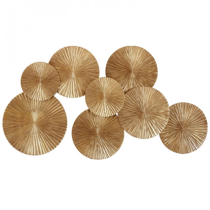 Арт-объект Apollo Gold Wall Plaque Disc Золотой Арт-объект Apollo Gold Wall Plaque Disc Золотой в Брянске | Loft Concept