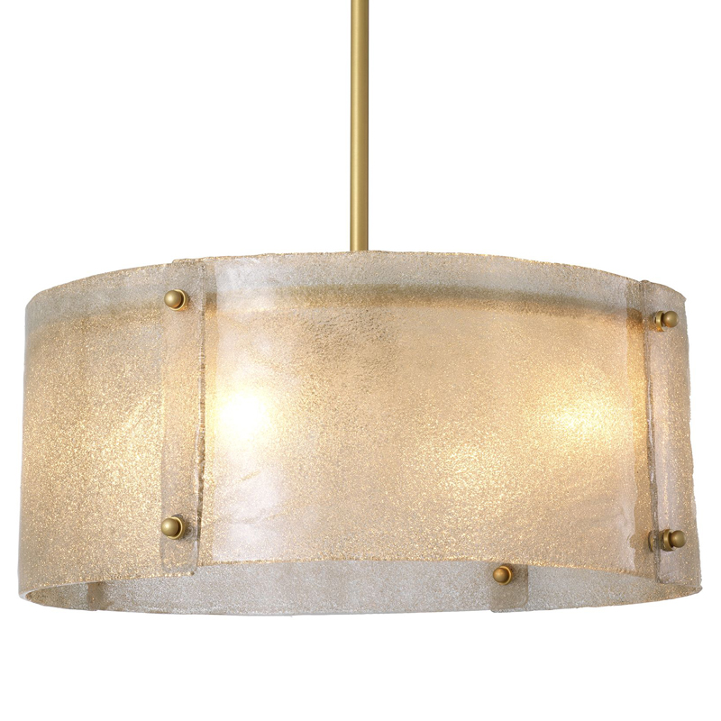 Люстра Eichholtz Chandelier Chiara Латунь Античная полированная Стекло Смок Люстра Eichholtz Chandelier Chiara Латунь Античная полированная Стекло Смок в Брянске | Loft Concept