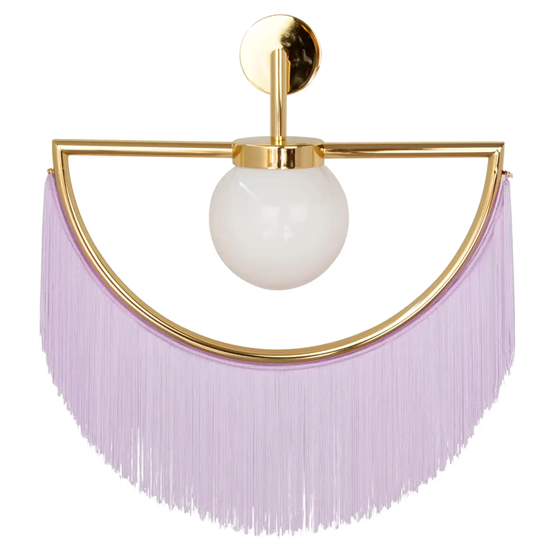 Бра Wink Wall Lamp by Masquespacio for Houtique Lila Золотой Сиреневый Бра Wink Wall Lamp by Masquespacio for Houtique Lila Золотой Сиреневый в Брянске | Loft Concept