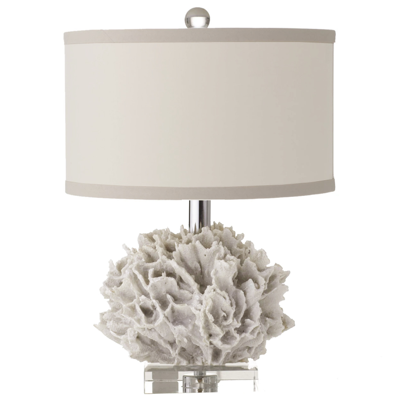 Настольная лампа Yvette Coral Table lamp Белый ivory ( слоновая кость ) Настольная лампа Yvette Coral Table lamp Белый ivory ( слоновая кость ) в Брянске | Loft Concept