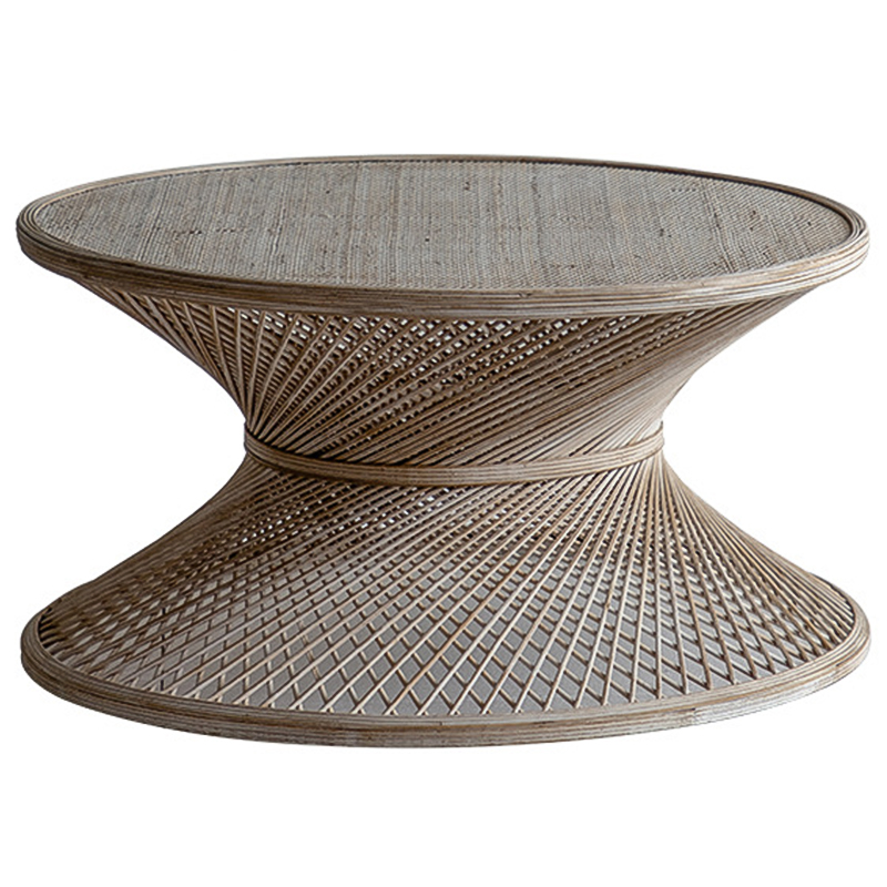 Кофейный стол Zaire Wicker Coffee Table Light Древесина Кофейный стол Zaire Wicker Coffee Table Light Древесина в Брянске | Loft Concept