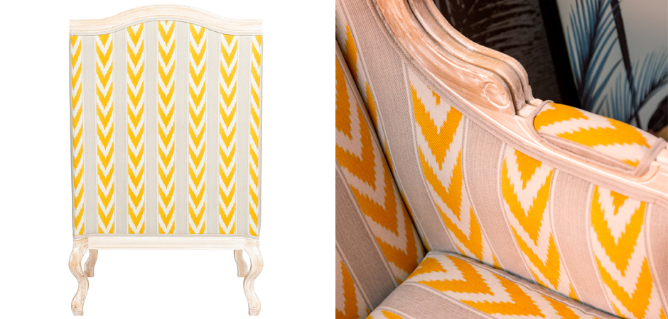 Кресло Ikat Pattern с желтым узором Кресло Ikat Pattern с желтым узором - Loft-Concept в Брянске