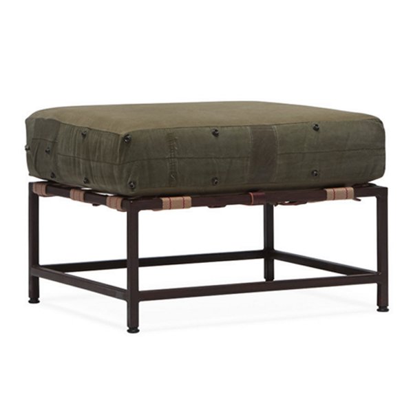 Оттоманка  Olive Military Fabric Ottoman Оливковый в Брянске | Loft Concept 