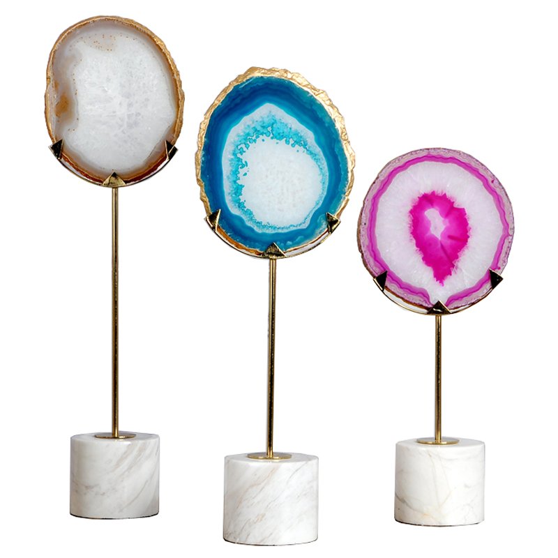 Статуэтка Agate design Stat Белый Мульти Статуэтка Agate design Stat Белый Мульти в Брянске | Loft Concept