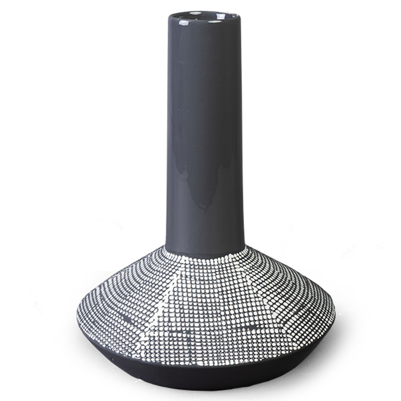 Ваза Liko Vase Черно-белый Ваза Liko Vase Черно-белый в Брянске | Loft Concept