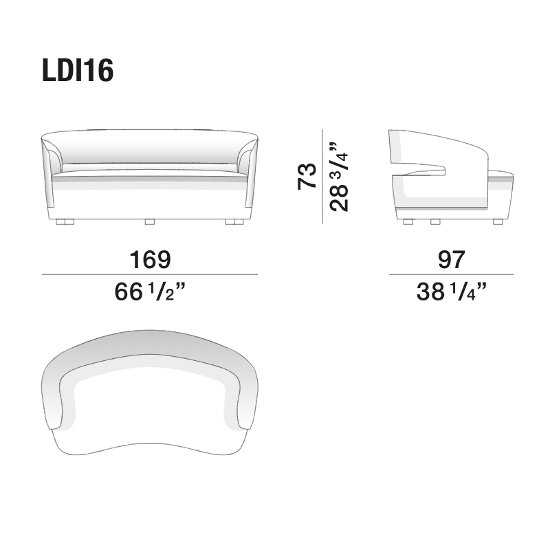 Дизайнерский диван LUCIO Sofa в Брянске