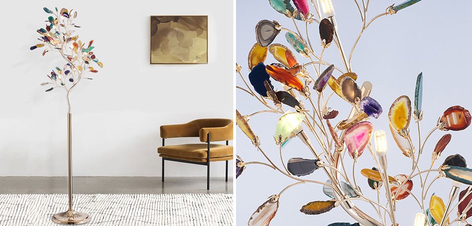Торшер Sprigs of Agate Floor Lamp Торшер Sprigs of Agate Floor Lamp - Loft-Concept в Брянске