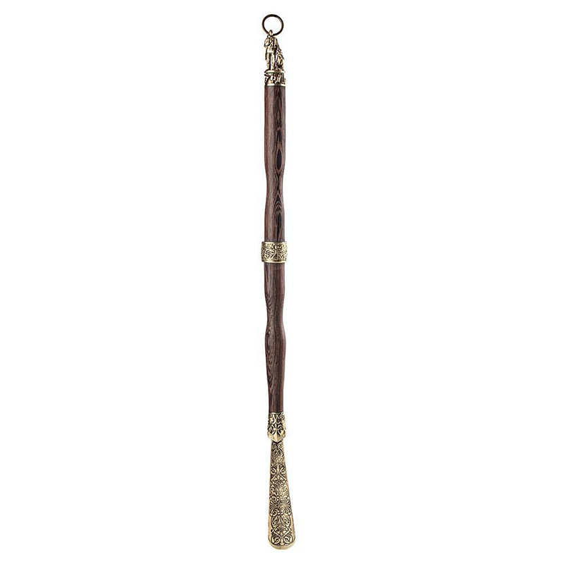 Ложка для обуви с декоративными вставками из бронзы Decorative Shoehorns Бронза Коричневый Ложка для обуви с декоративными вставками из бронзы Decorative Shoehorns Бронза Коричневый в Брянске | Loft Concept