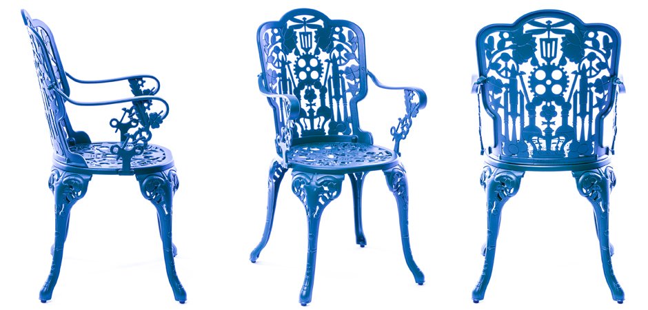 Стул Seletti Industry Collection ALUMINIUM ARMCHAIR – SKY BLUE Стул Seletti Industry Collection ALUMINIUM ARMCHAIR – SKY BLUE - Loft-Concept в Брянске