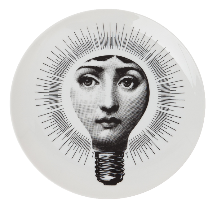Декоративная тарелка Fornasetti 083 Черный Декоративная тарелка Fornasetti 083 Черный в Брянске | Loft Concept