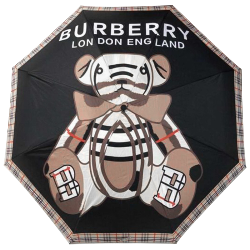Зонт раскладной BURBERRY дизайн 005 Черный цвет Черный Коричневый Бежевый Зонт раскладной BURBERRY дизайн 005 Черный цвет Черный Коричневый Бежевый в Брянске | Loft Concept
