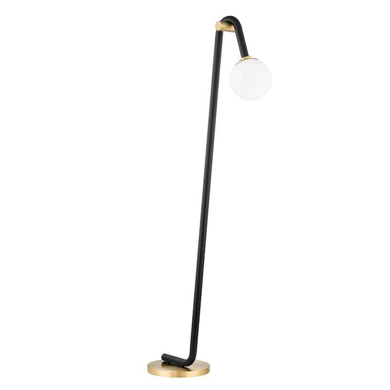 Торшер Paulson floppy floor lamp gold Черный Золотой Торшер Paulson floppy floor lamp gold Черный Золотой в Брянске | Loft Concept