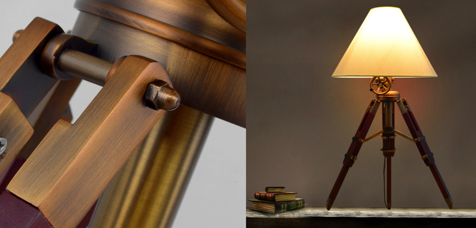 Настольная лампа Table Standing Lamp Red Настольная лампа Table Standing Lamp Red - Loft-Concept в Брянске