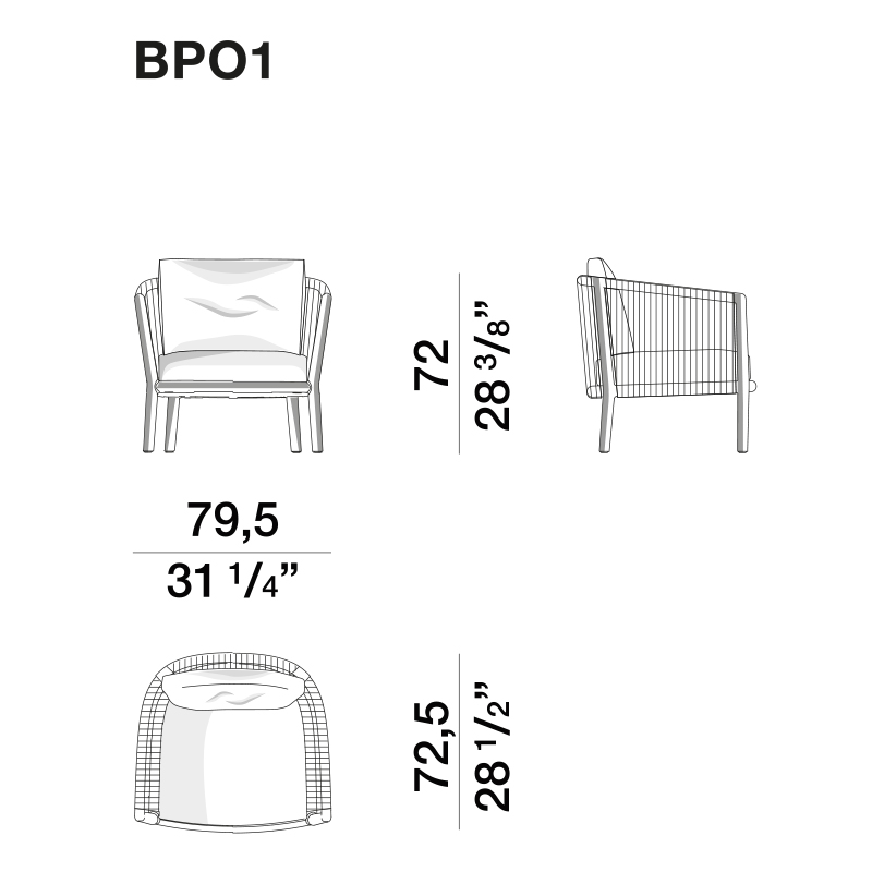 Дизайнерское уличное кресло из массива дерева с веревочной спинкой BOBOLI Armchair Дизайнерское уличное кресло из массива дерева с веревочной спинкой BOBOLI Armchair в Брянске