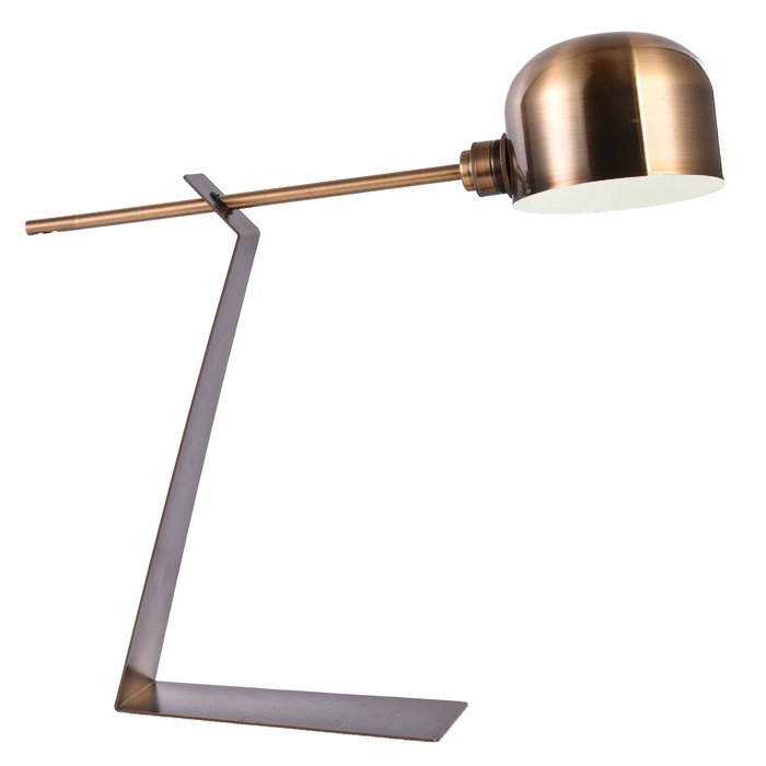 Рабочая лампа Brass Loft Table Lamp II Латунь Рабочая лампа Brass Loft Table Lamp II Латунь в Брянске | Loft Concept