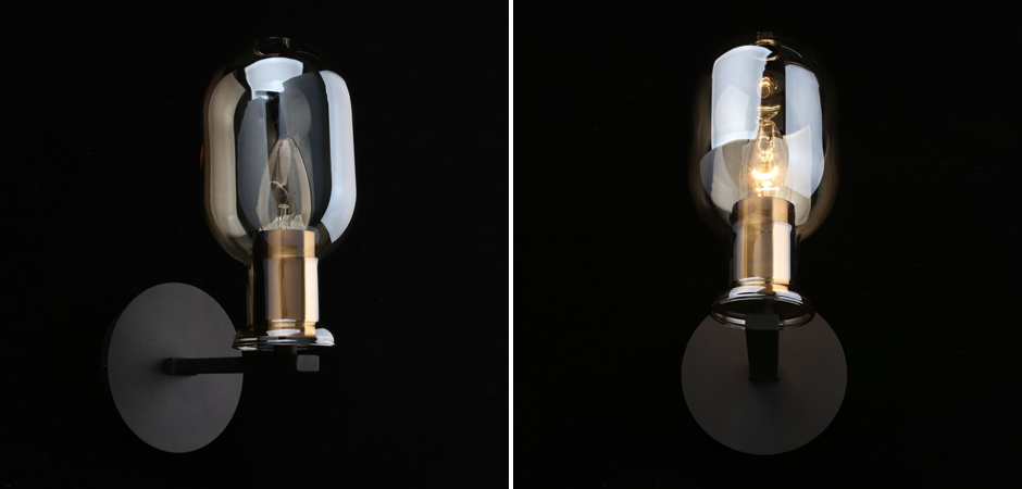 Бра c овальным плафоном Champagne Glass Бра c овальным плафоном Champagne Glass - Loft-Concept в Брянске