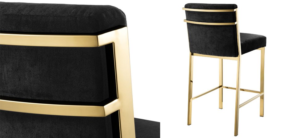 Полубарный стул Eichholtz Counter Stool Scott Gold Полубарный стул Eichholtz Counter Stool Scott Gold - Loft-Concept в Брянске