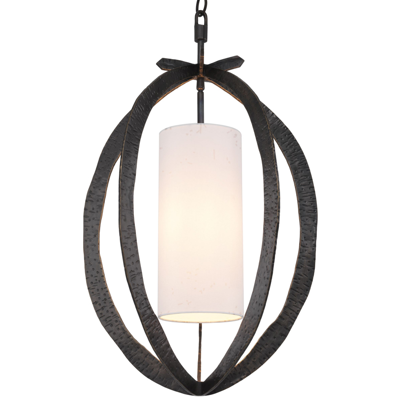 Подвесной светильник Eichholtz Chandelier Luciano bronze Темная бронза Белый Подвесной светильник Eichholtz Chandelier Luciano bronze Темная бронза Белый в Брянске | Loft Concept