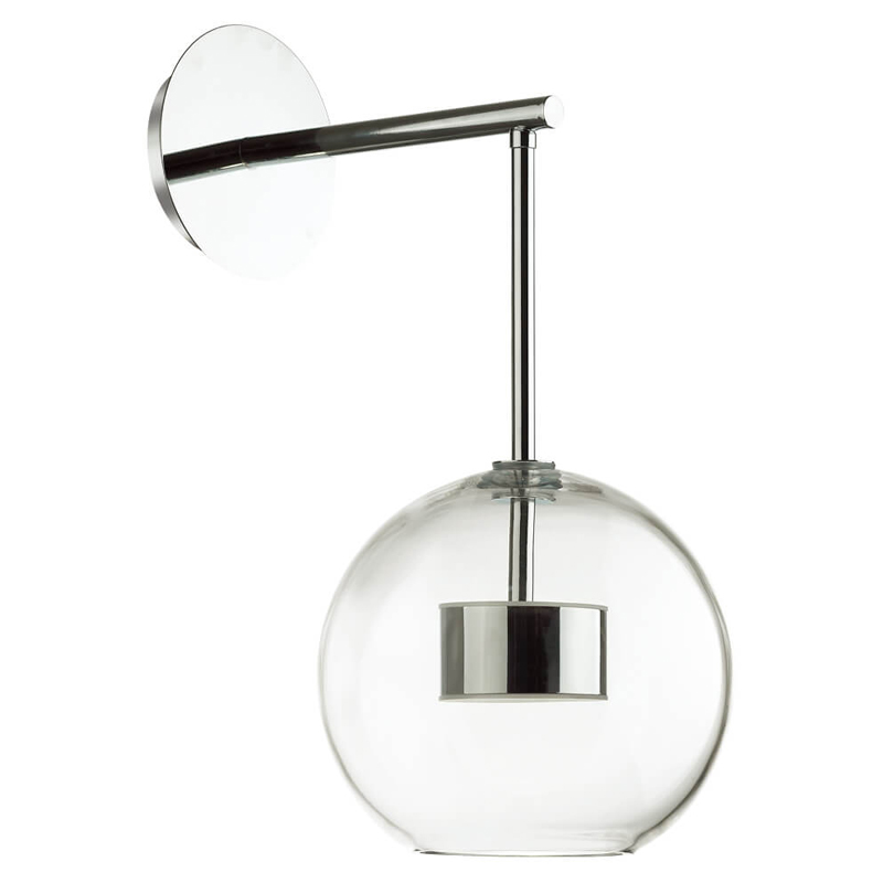 Бра Transparent Bubble Sconce chromium Прозрачный Хром Бра Transparent Bubble Sconce chromium Прозрачный Хром в Брянске | Loft Concept