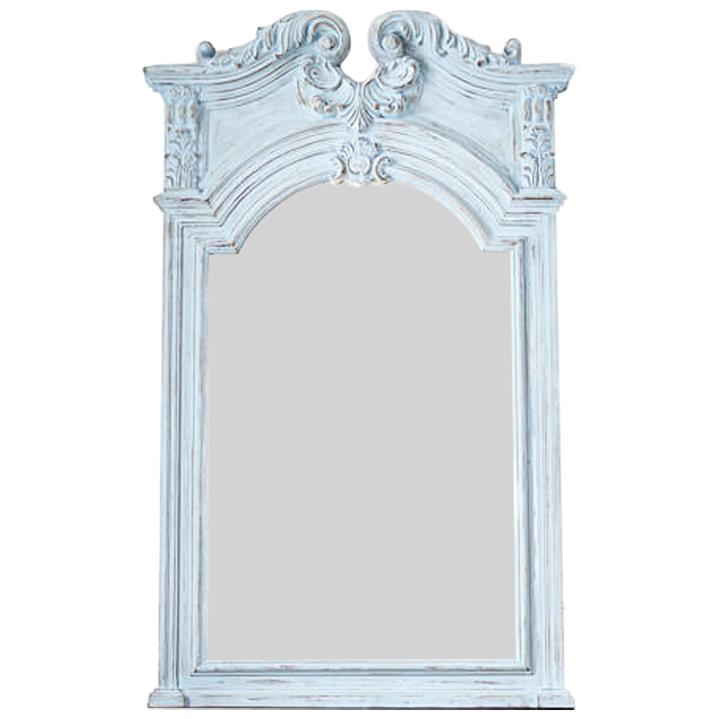 Зеркало Lupescu Mirror Pastel Blue Винтажный голубой Зеркало Lupescu Mirror Pastel Blue Винтажный голубой в Брянске | Loft Concept