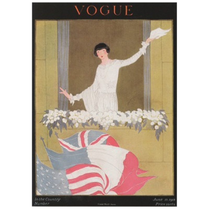 Постер Vogue Cover 1918 June Постер Vogue Cover 1918 June в Брянске | Loft Concept