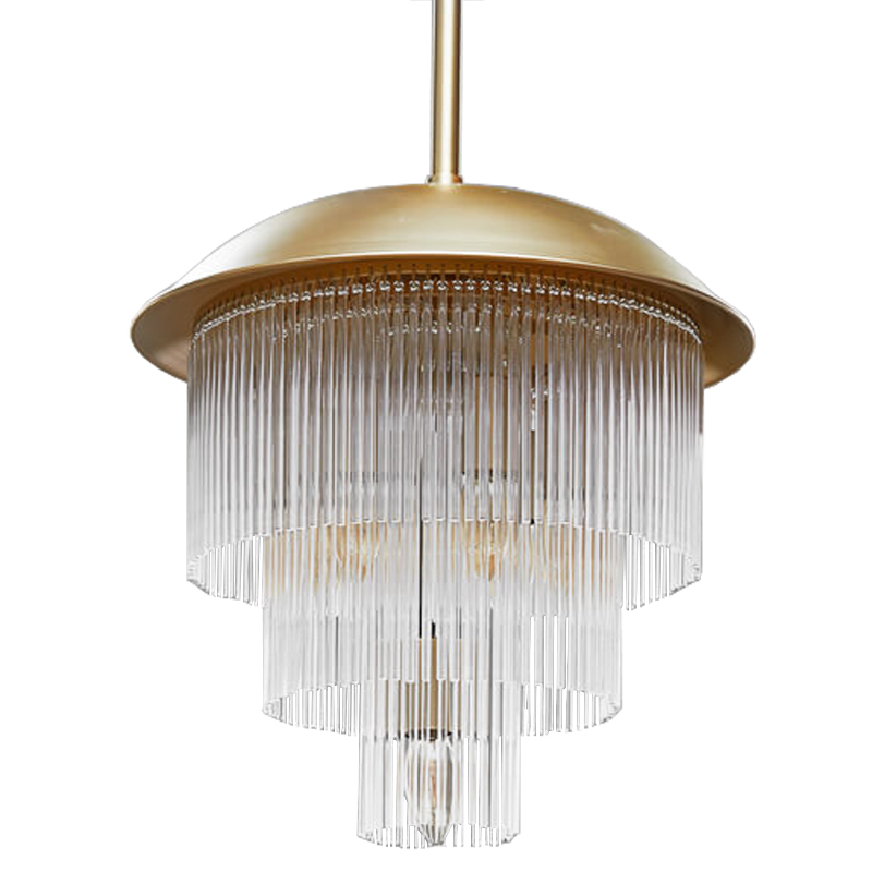 Люстра Fleming Chandeliers Золотой Прозрачный Люстра Fleming Chandeliers Золотой Прозрачный в Брянске | Loft Concept
