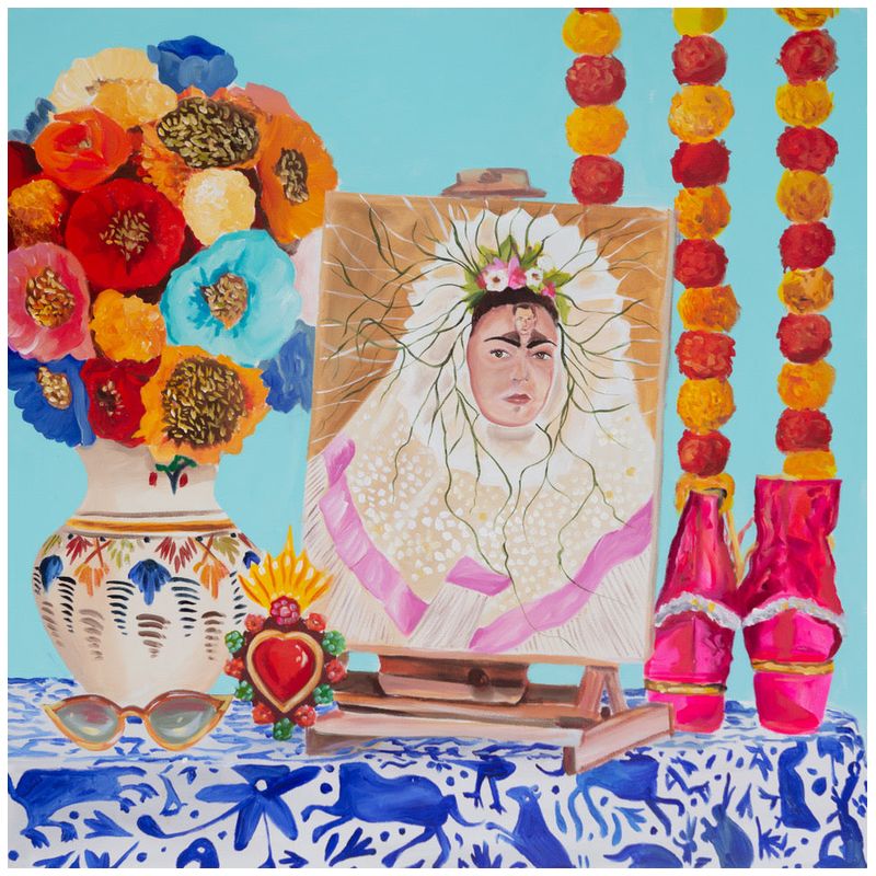 Картина Frida Kahlo - In Her Shoes Мульти Картина Frida Kahlo - In Her Shoes Мульти в Брянске | Loft Concept