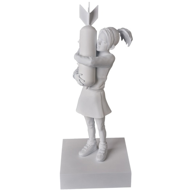 Статуэтка Banksy Bomb Hugger Sculpture White Белый Статуэтка Banksy Bomb Hugger Sculpture White Белый в Брянске | Loft Concept