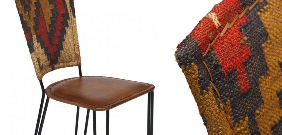 Стул кожаный Kelim Pattern Стул кожаный Kelim Pattern - Loft-Concept в Брянске