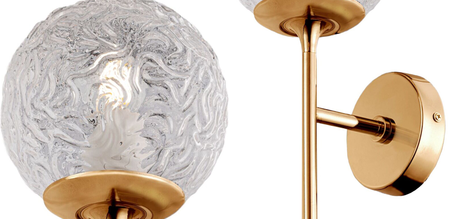 Бра Soranzo Glass Balls Sconces Brass Бра Soranzo Glass Balls Sconces Brass - Loft-Concept в Брянске