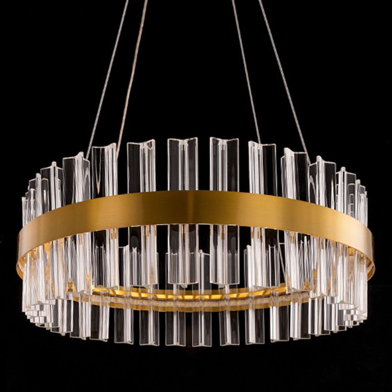 Круглая Люстра Кольцо Хрусталь диаметр 40 см RING Saturno Not Baroncelli Brass Латунь Прозрачное Стекло Круглая Люстра Кольцо Хрусталь диаметр 40 см RING Saturno Not Baroncelli Brass Латунь Прозрачное Стекло в Брянске | Loft Concept