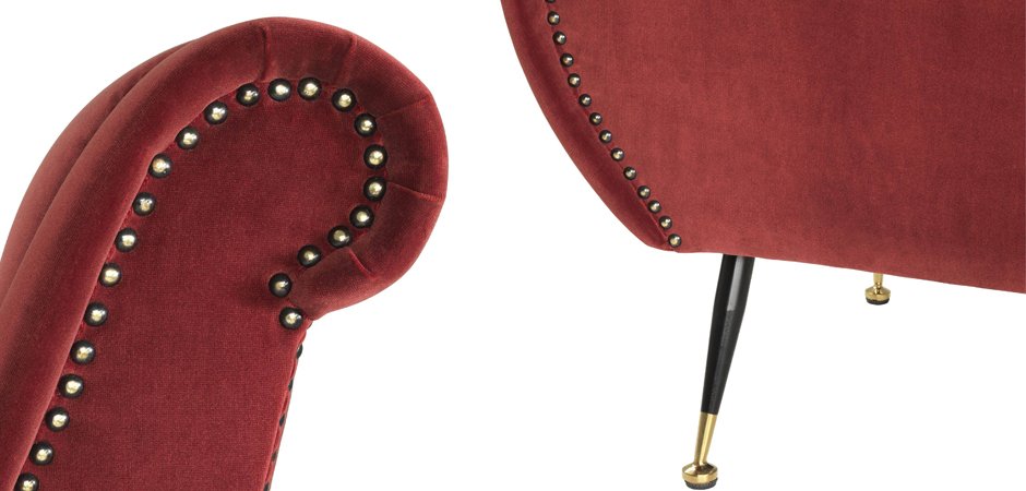 Кресло Eichholtz Chair Giardino Wine Red Кресло Eichholtz Chair Giardino Wine Red - Loft-Concept в Брянске