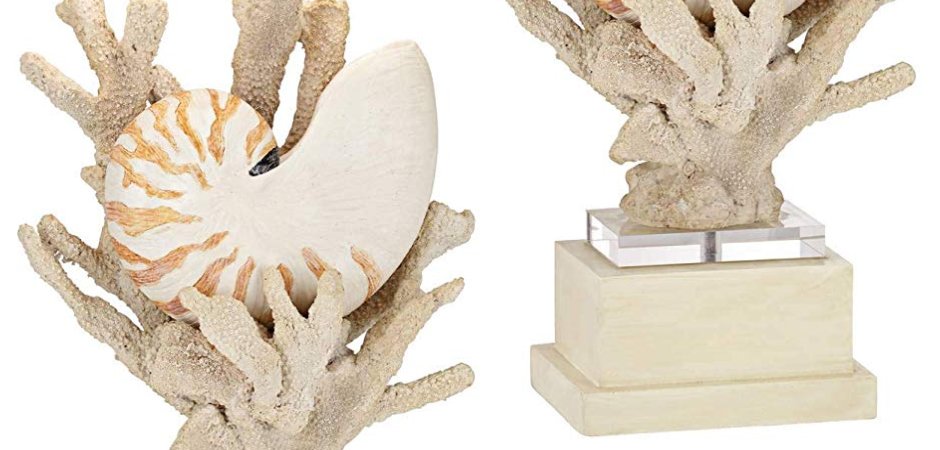 Nautilus Shell and White Coral Table Lamp Nautilus Shell and White Coral Table Lamp - Loft-Concept в Брянске