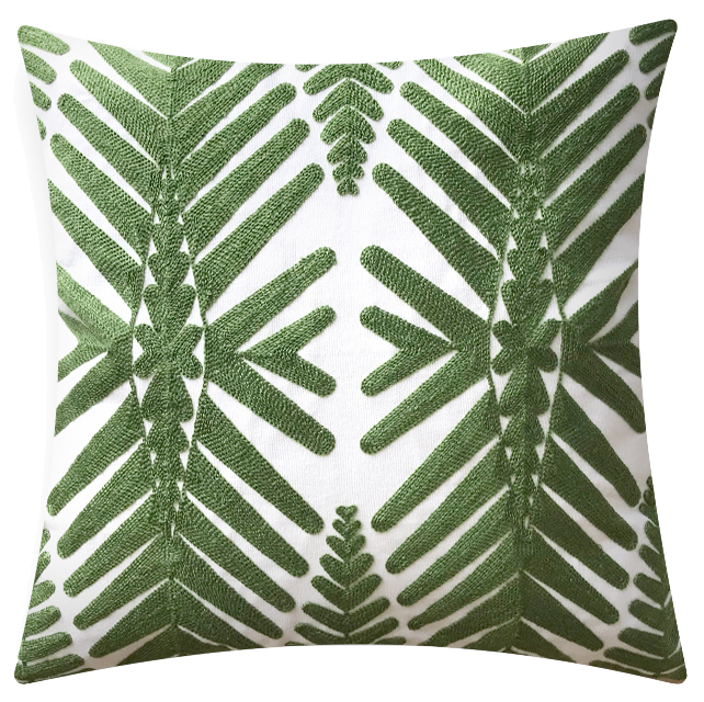 Декоративная подушка Green Ornament #1 Декоративная подушка Green Ornament #1 в Брянске | Loft Concept