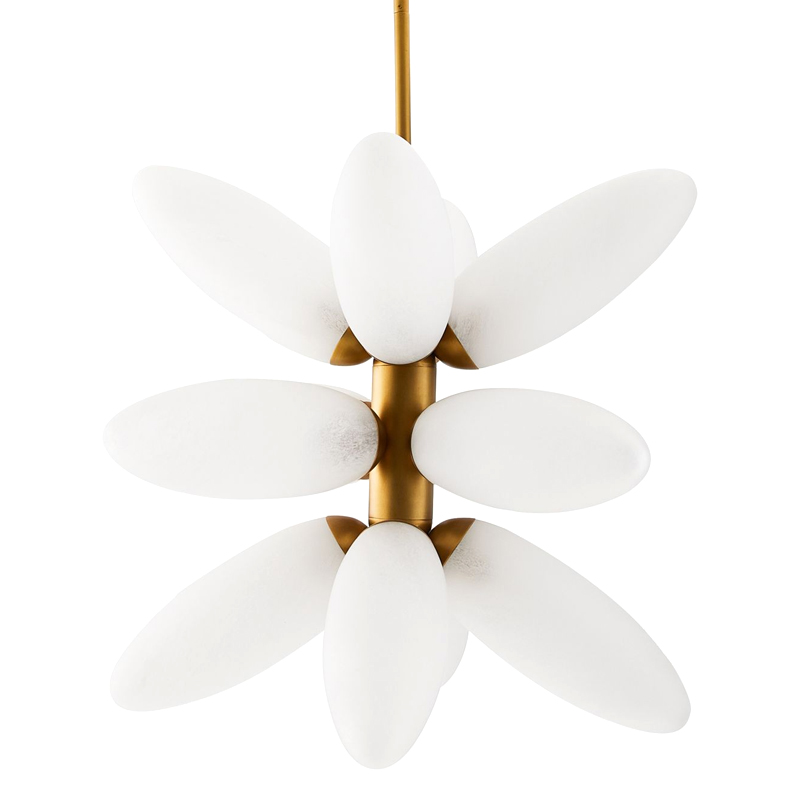 Люстра Arteriors STARLING CHANDELIER Золотой Белый Люстра Arteriors STARLING CHANDELIER Золотой Белый в Брянске | Loft Concept