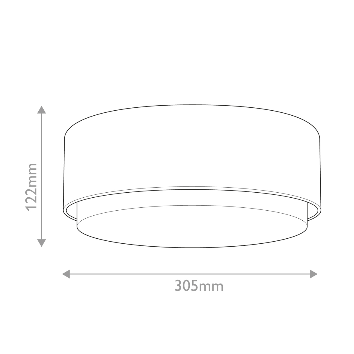 Потолочный светильник круглой формы с белым матовым плафоном Hinkley в Брянске