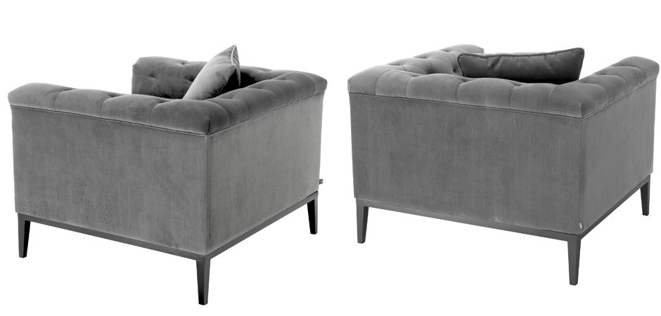 Кресло Eichholtz Chair Cesare Grey Кресло Eichholtz Chair Cesare Grey - Loft-Concept в Брянске